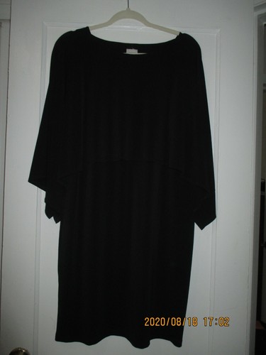 CHICO'S + VESTIDO DE MUJER + NEGRO + TALLA DE CHICO 2 + SIN CORDONES + ELÁSTICO + ESCOTE DE CUCHARA - Imagen 6 de 6