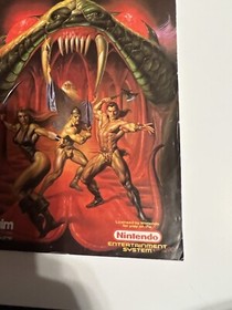NES Nintendo Authentic Original Swords and Serpents Instruction Manual/Booklet