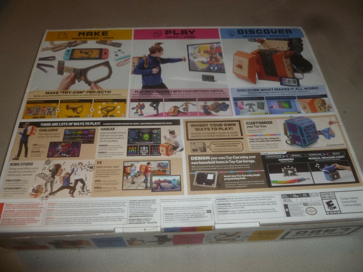 Nintendo Switch UNOPENED Nintendo Labo 02 & 03 Amazon.com: Nintendo Labo Toy-Con 02 Robot Kit - Switch