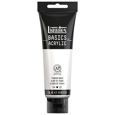 	Liquitex BASICS Acrylic Paint 4-Oz Tube Titanium White	