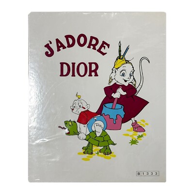 CHRISTIAN DIOR Spring Summer 2002 Cartoon 
