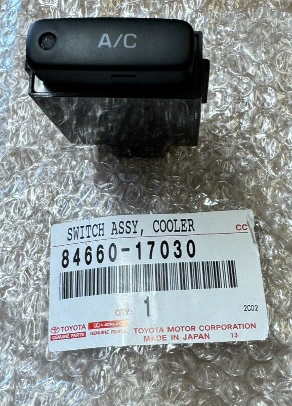 1991 -1995 Toyota Mr2 AC Switch Button Genuine OEM A/C SW20