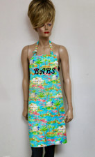 BABS Pink Flamingos vintage novelty apron