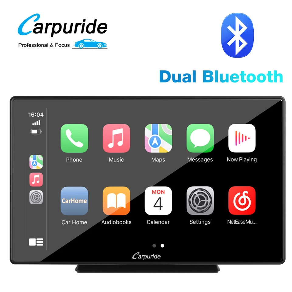 Carpuride W901 Pro autoradio Drahtloser Carplay Tragbarer Apple Car Play Dual BT - Bild 2 von 4