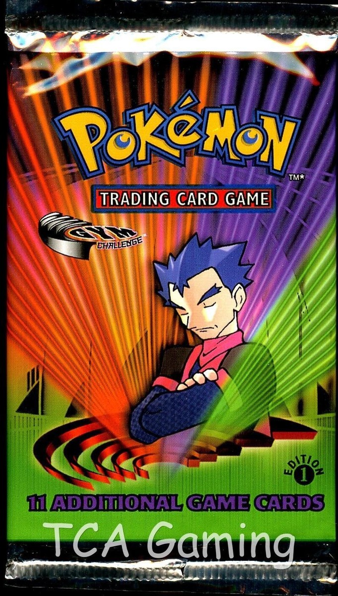 GYM CHALLENGE 1st Edition (Koga Art) SEALED Booster Pack Pokemon