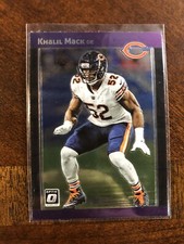 2019 donruss optic KHALIL MACK purple parallel classic insert Bears