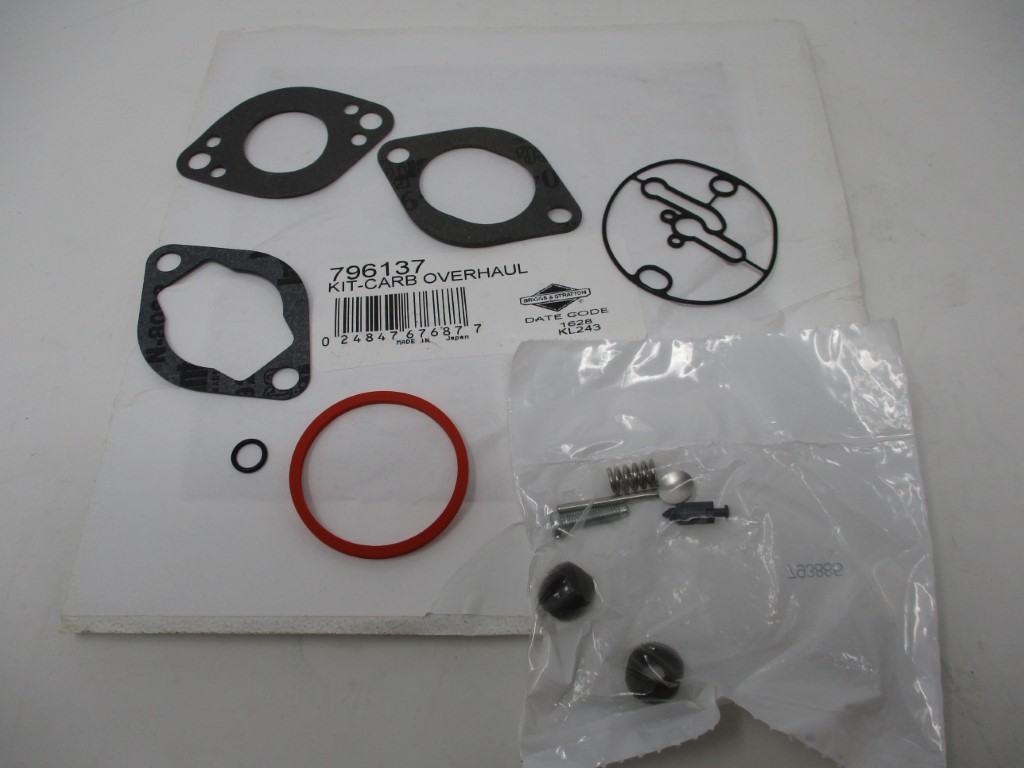 Genuine Briggs & Stratton 796137 Carburetor Carb Rebuild for