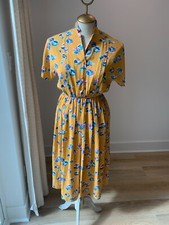 puple vintage polyester dress