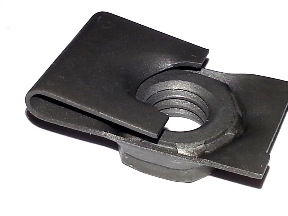 Marco de perno para guardabarros Ford Lincoln Mercury correcto de fábrica 5/16-18 tuercas de jaula 10p G Foto 2 de 4