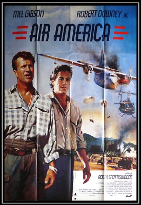 AIR AMERICA Mel Gibson, Robert Downey Jr Original French Movie