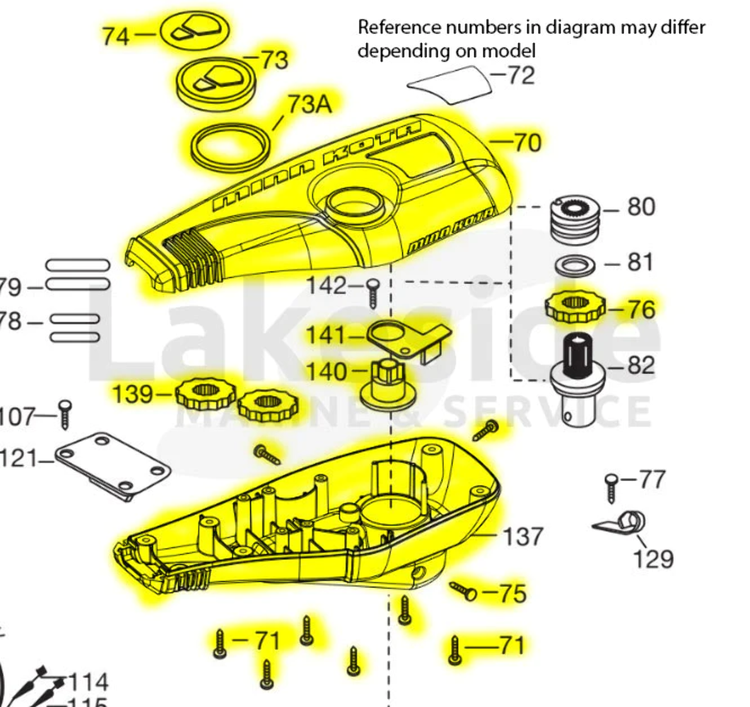 2262535 2260283 2260286 Minn Kota All Terrain, Maxxum & Edge