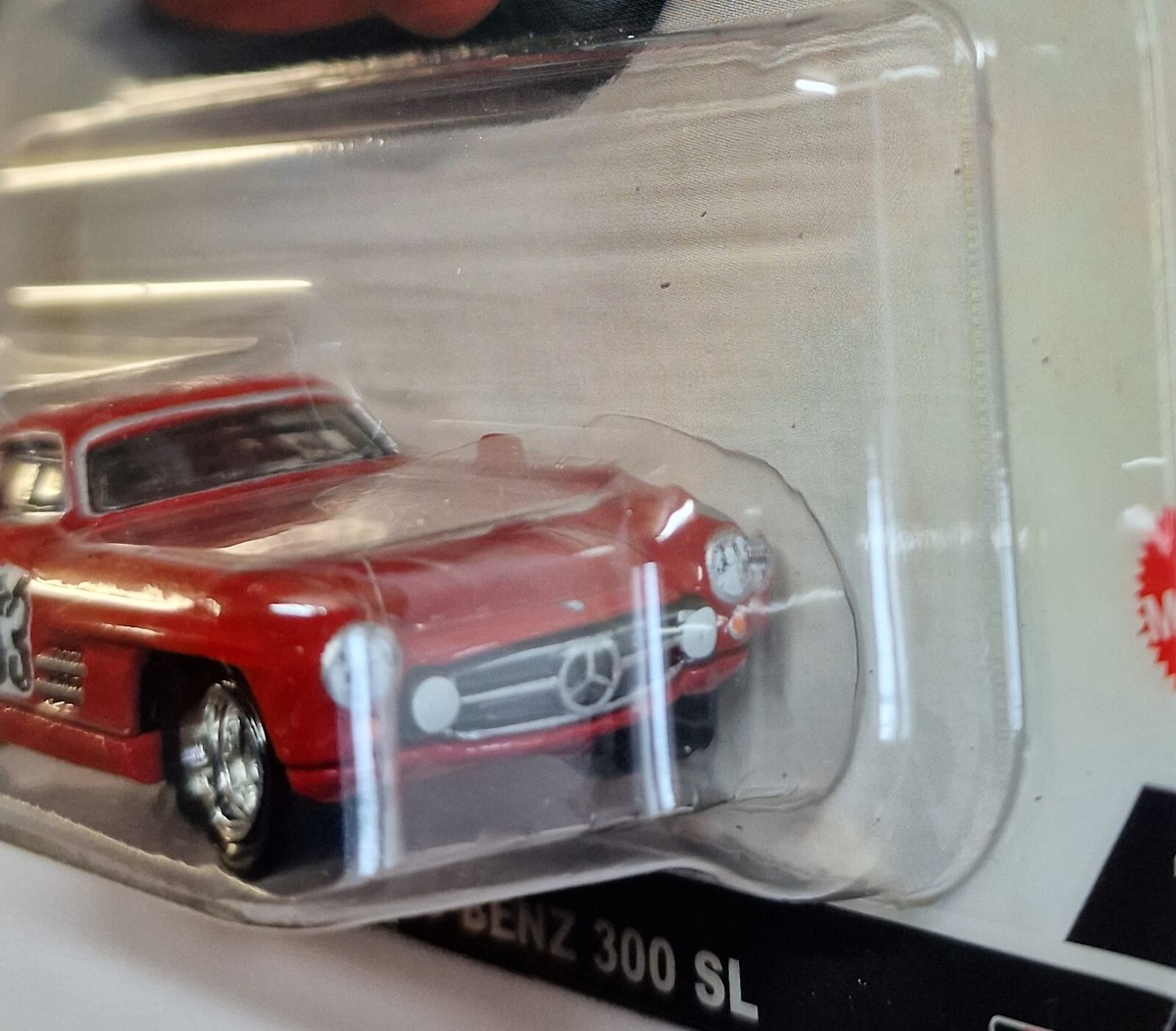 Hot Wheels Premium – Mercedes-Benz 300 SL Gullwing #9 Giallo (Serie Car Culture) – Sciolto