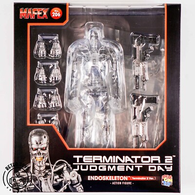 MAFEX TERMINATOR Endoskeleton MEDICOM 206 80ies Movie Actin Figure #206 NEU OVP