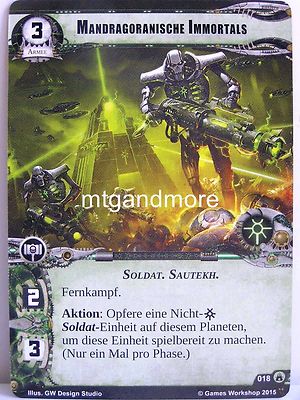 Warhammer 40000 Conquest LCG - Mandragoranische Immortals #018 - Legionen der To