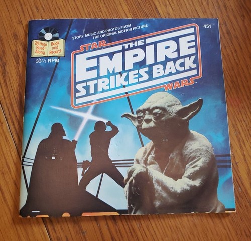 4 Vintage Children's Disney & Starwars Records: Davy Crockett, 101 Dalmations, & - Picture 10 of 17