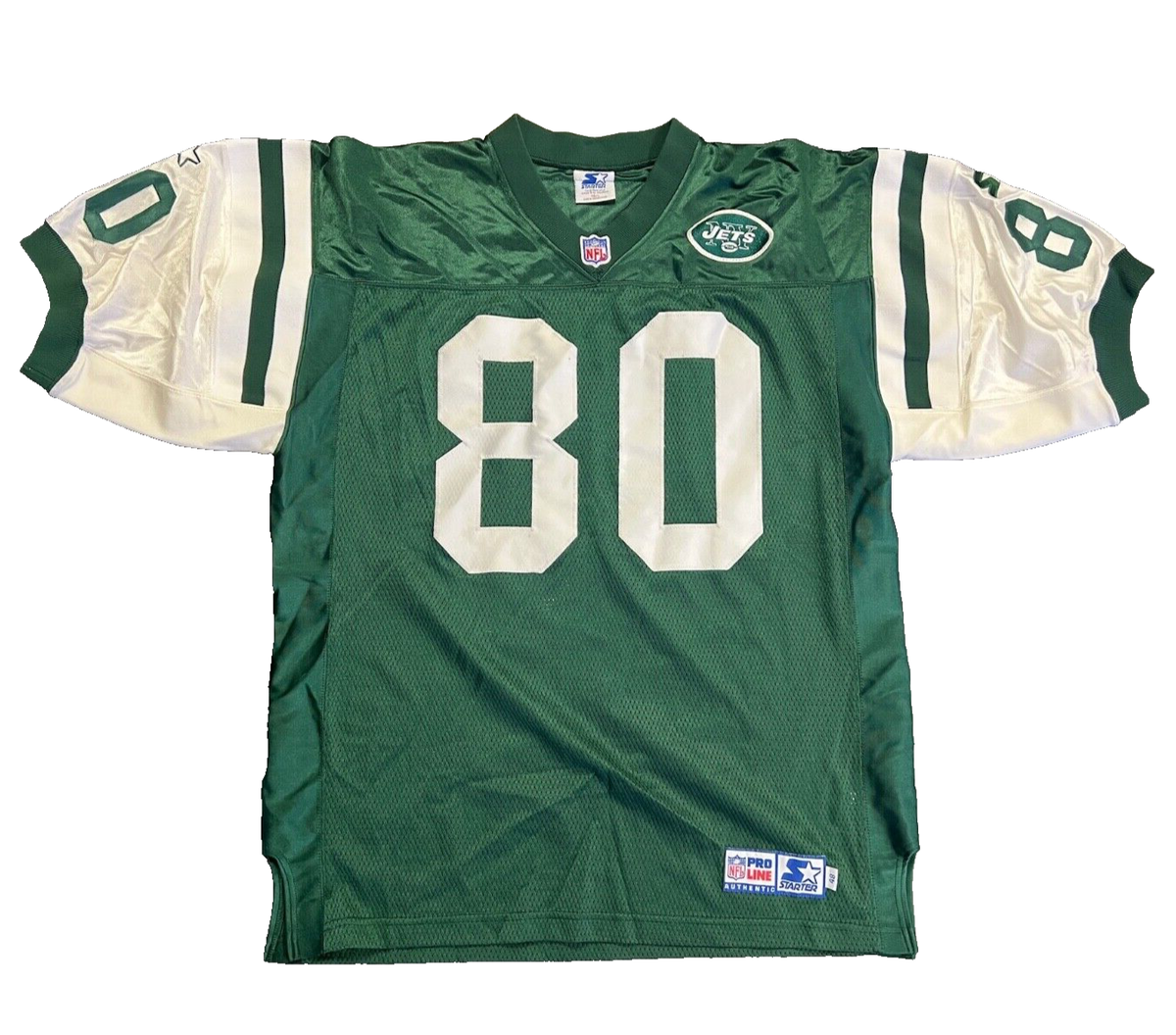 Vintage New York Jets Wayne Chrebet NFL Starter Jersey Adult Size