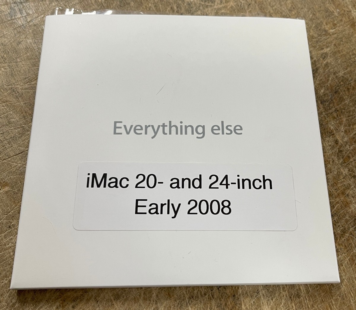 Apple IMac 20- and 24-inch Early 2008 Print and Media Packet | eBay