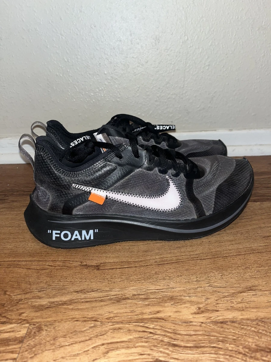 Nike Zoom Fly Off-White Black Silver