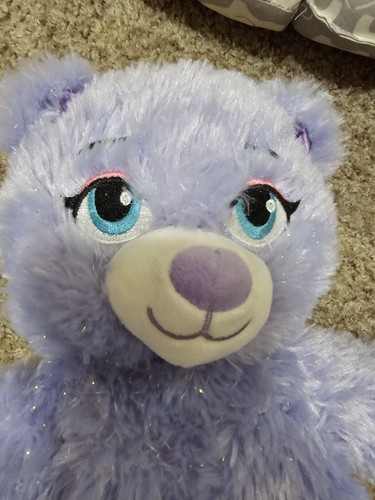 Build A Bear Frozen II Anna Plush Bear Purple Stuffed Animal - Picture 2 of 5