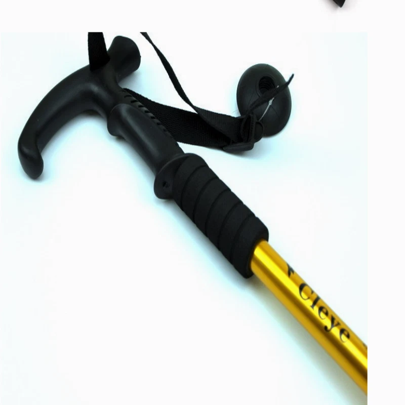 Bastón de Caminar Ajustable Plegable Caminar Aluminio Plegable Viaje Senderismo Foto 4 de 4