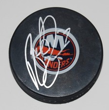 BRENT SOPEL signed *NEW YORK ISLANDERS* hockey puck AUTOGRAPHED W/COA