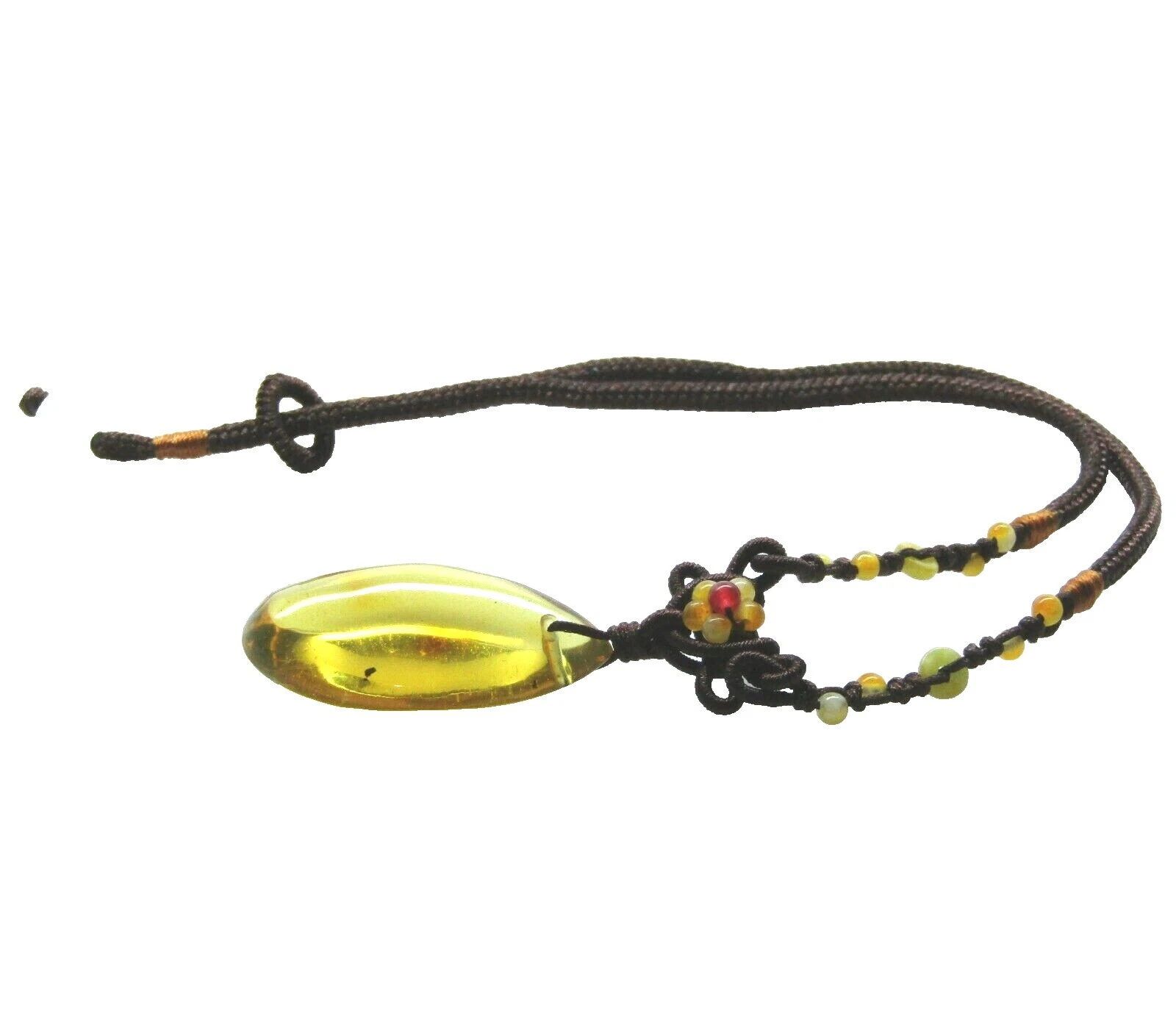 Pedra de Âmbar Pingente Colares e pingentes Artesanais