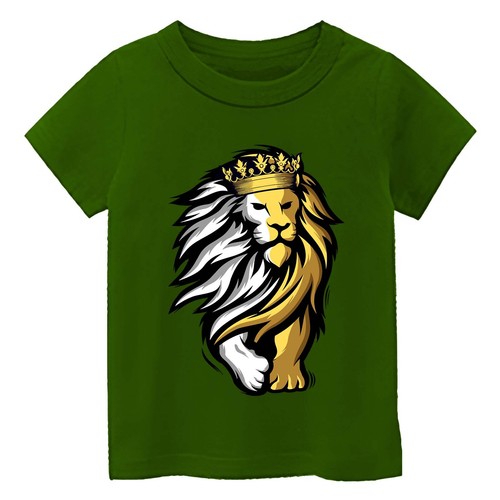 Lion King Kid's T-Shirt Christian Religious Jesus Faith USA Animal Lover Tee - Picture 11 of 14