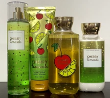 Bath & Body Works Set of 4 CHERRY LIMEADE Body Cream/Lotion/Shower Gel/Mist