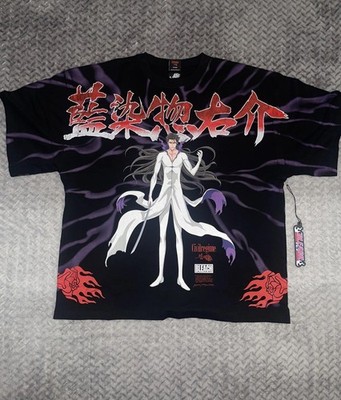 Civil Regime X Bleach AIZEN'S CHAOS 203X Oversized Tee 2XL Black New Orig Pkg