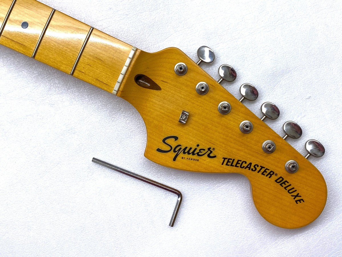 REAL Fender Squier Telecaster Deluxe Neck w/STRAT HEEL Maple