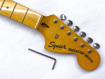 REAL Fender Squier Telecaster Deluxe Neck w/STRAT HEEL Maple