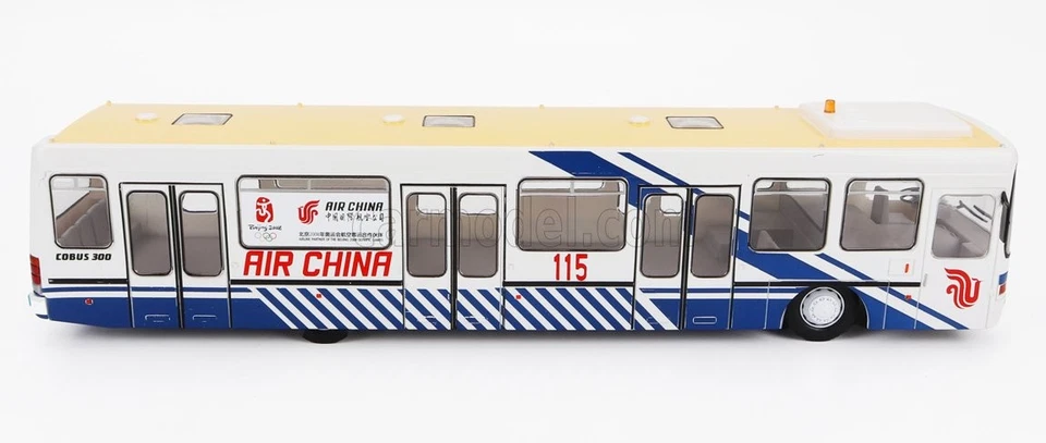 MODELLINO AUTOBUS STATICO HACHETTE COBUS 3000 AIRPORT AIR CHINA GERMAN 1992 1/43 - Immagine 3 di 3