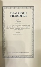 Libro - Dialoghi filosofici [Volume primo]-Platone-UTET-1970
