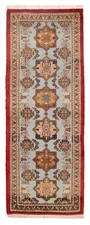 2'7" x 7'3" Vintage Hand-knotted Runner Rug Traditional Oriental Wool Carpet