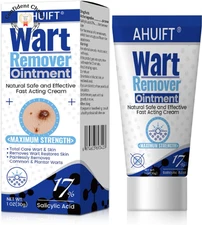 Wart Relief Cream for Genital, Plantar, Common, Flat & Filiform Warts