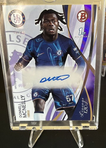 Donnell McNeilly Chelsea Lineage Auto Topps 13/15 Bowman Card