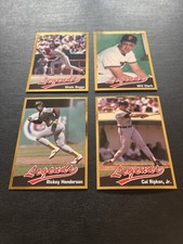 1990 Legends Baseball, Limited Edition, “Gold Foil” cards, 3 HOFers, MINT