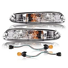 Front Bumper Turn Signal Lights, Compatible with Mazda MX-5 Miata 1990 1991