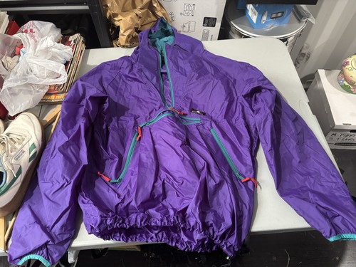 Sierra Designs, Vintage Sierra Designs Purple Nylon Lightweight Anorak Jacket XL