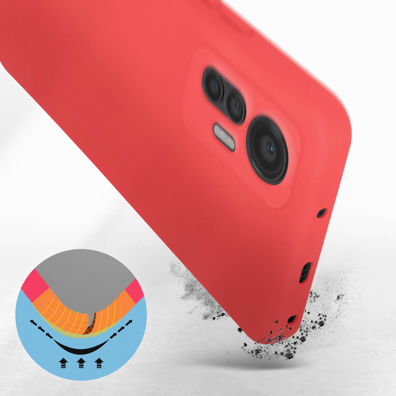 Coque Xiaomi 12 Lite silicone pour une utilisation quotidienne active Avizar - 3