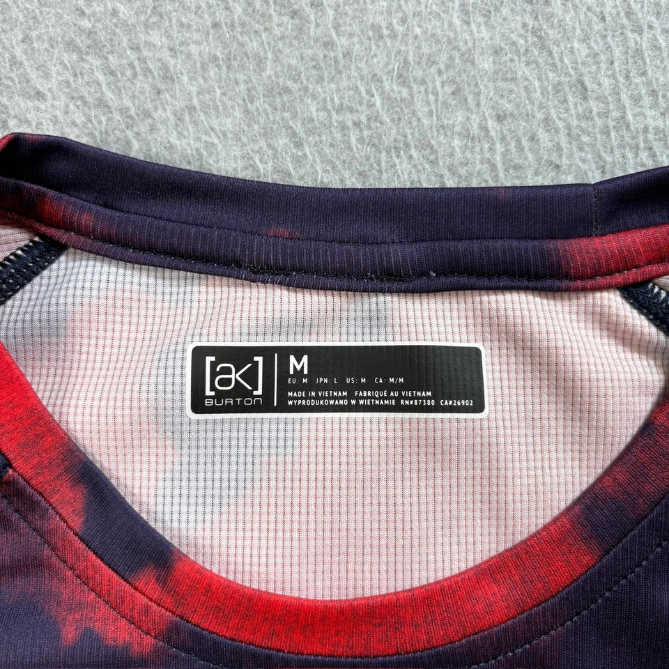 Burton AK гелий экипажа рубашка женщин средний Polartec красный базовый слой туризм лыж - Изображение 3 из 4