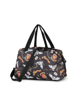 #ad #ad Harry Potter Weekender Duffel Bag Travel Carry On Shoulder Strap Gryffindor $29.99