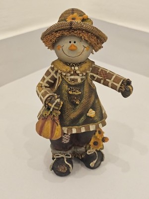 Shudehill Giftware Autumn Scarecrow Figurine - Rustic Harvest Décor