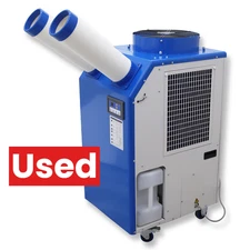 Used！220V Industrial Air Conditioner 2 Outlet Powered Warehouse Local Cooler