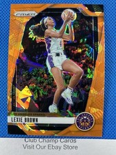 2024 #110 Lexie Brown Panini Prizm WNBA Orange Ice Prizm Sparks