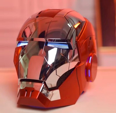 Iron Man MK5 1:1 Helm 60cm Fernbedienung Sprachsteuerung Lichter tragbar