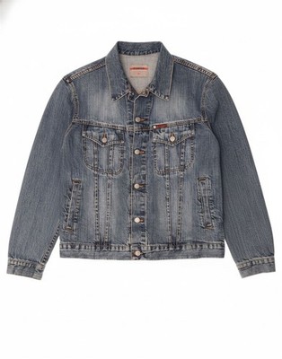 LEE COOPER Mens Denim Jacket UK 40 Large Blue CN17
