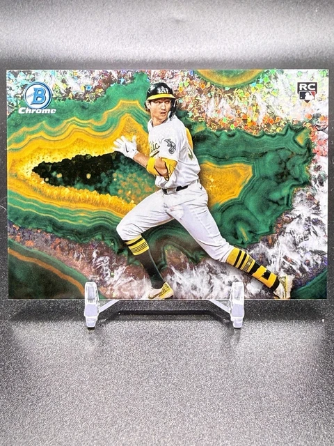 Jacob Wilson 2025 Bowman Chrome Crystallized A's RC Rookie SSP CASE HIT Will Gem