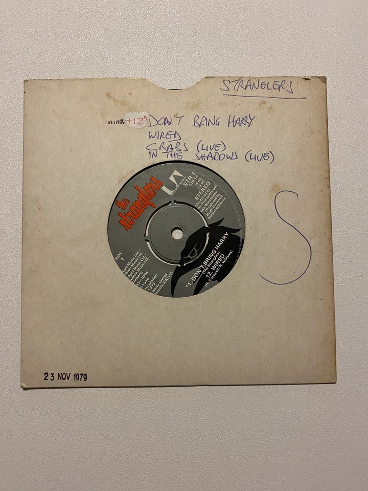 THE STRANGLERS-DON'T BRING HARRY 7" VINYL EP RECORD 1979! - Изображение 3 из 4