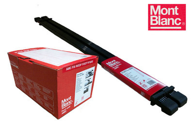 MONT BLANC FRANCE Barres De Toit Acier Pour Mercedes-Benz Classe B (W245) 5 Portes Dès 2005 - Kit Complet Avec Serrures
